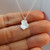 Sterling Silver Wisconsin State Charm Necklace Sterling Silver Wisconsin State Charm Necklace