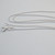 1mm Ball Bead Chain Necklace - 925 Sterling Silver