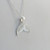 Whale Tail Pendant Necklace - 925 Sterling Silver