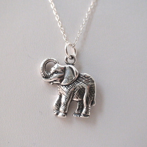 Sterling Silver Elephant Necklace | FashionJunkie4Life