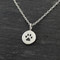 Itty Bitty Paw - Sterling Silver Paw Charm Necklace