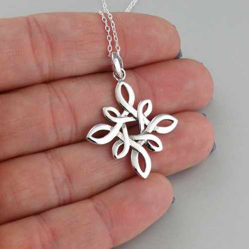 Sterling Silver Celtic Knot Necklace | FashionJunkie4Life