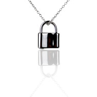 Padlock Charm Necklace