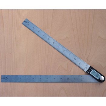 iGAGING Metric 300mm center rule and angle gauge 