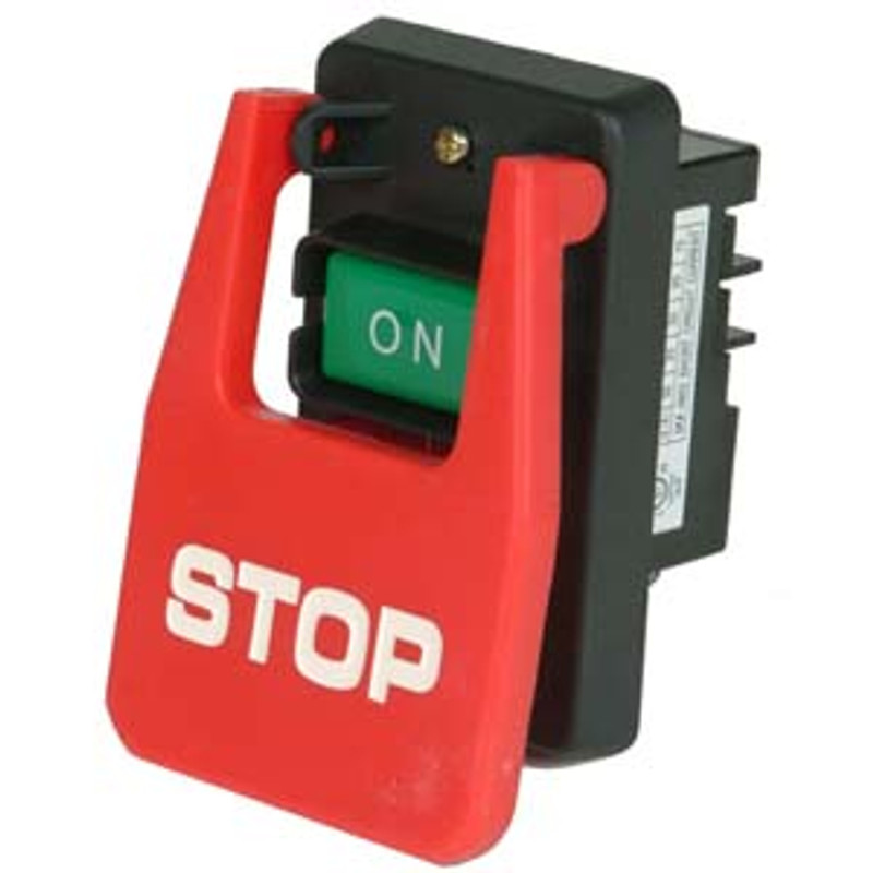 SWITCH LARGE STOP BUTTON 2HP CUL