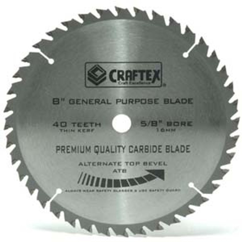 Buy Blade 8in. X 40t Atb Craftex at Busy Bee Tools