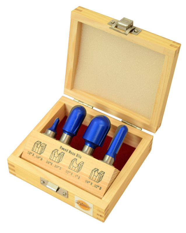 4PC CORE BOX BIT ROUTER BIT SET 1/2IN. SHA