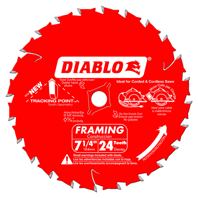 Buy Diablo 1/4 In. X 24 Tooth Framing Saw at Busy Bee Tools