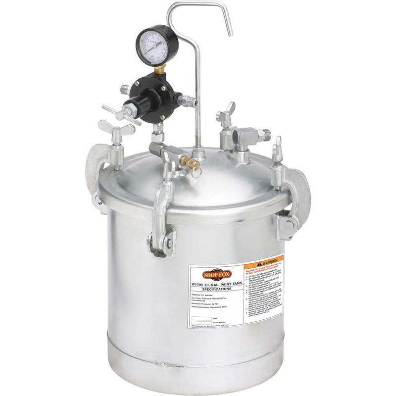 Buy Shop Fox 2.25 Gallon Paint Tank at Busy Bee Tools