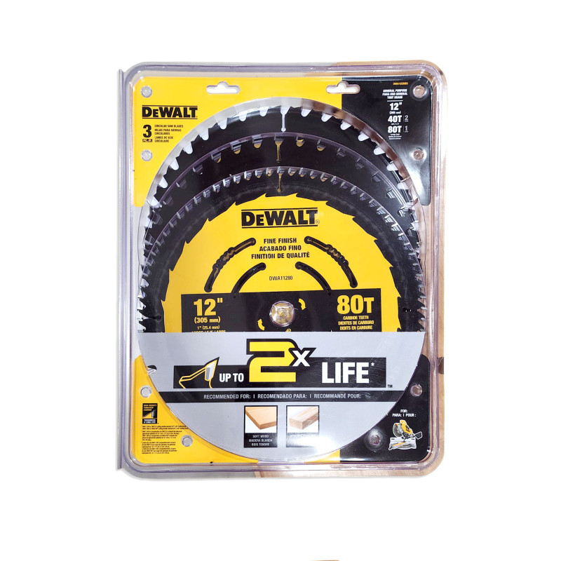 Dewalt 12 2025 fine finish blade