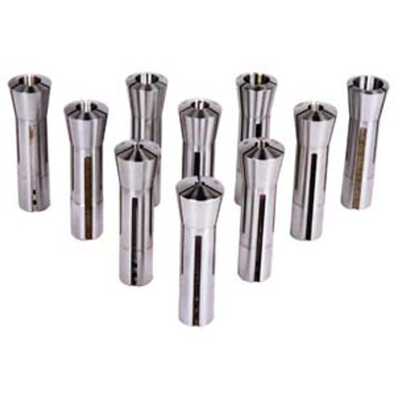 COLLET R8 10 PCS SET 1/4IN. 7/8