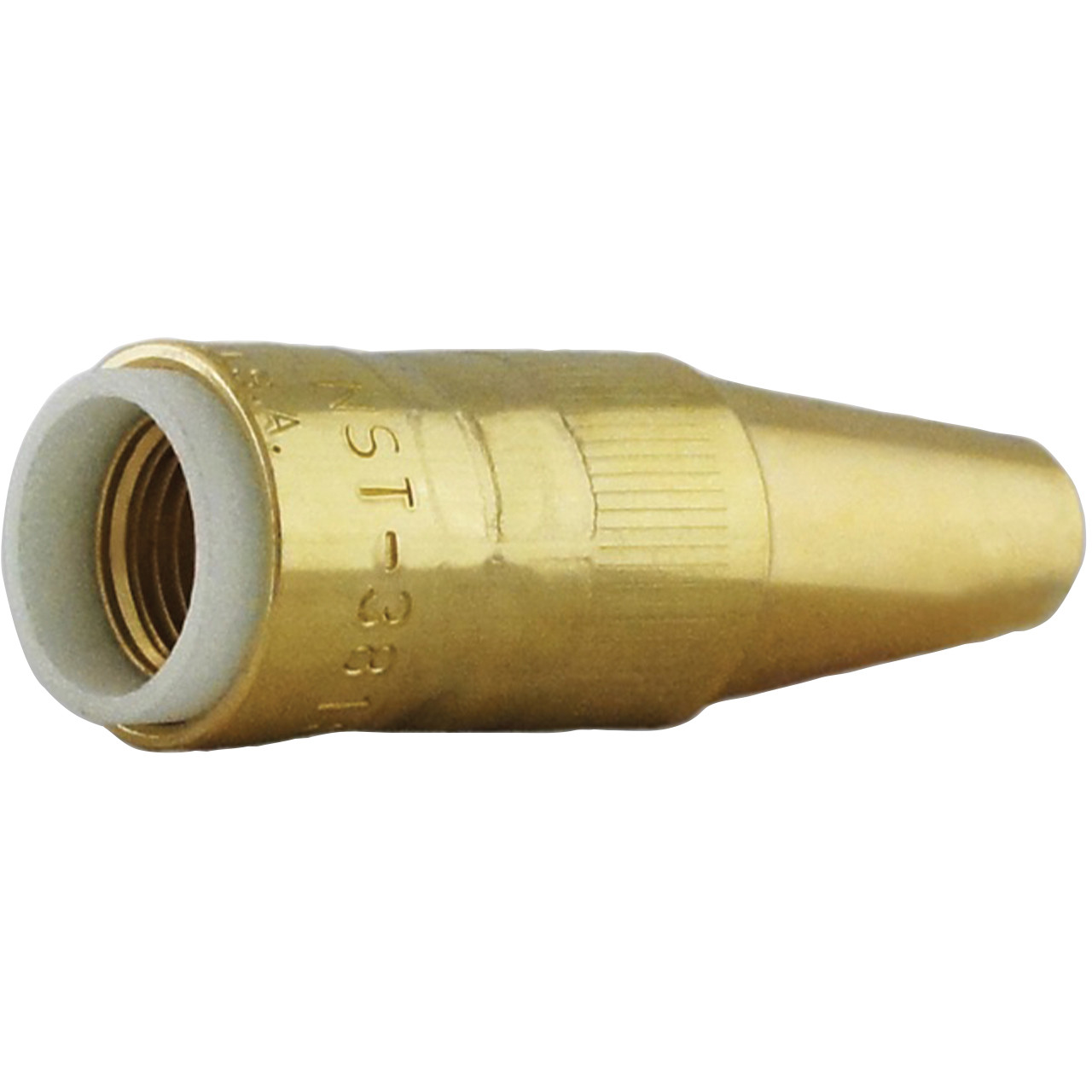 2-Pack NT-3800C Tapered Brass Gas Nozzle For Bernard Centerfire MIG Torches – 3/8" Fit
