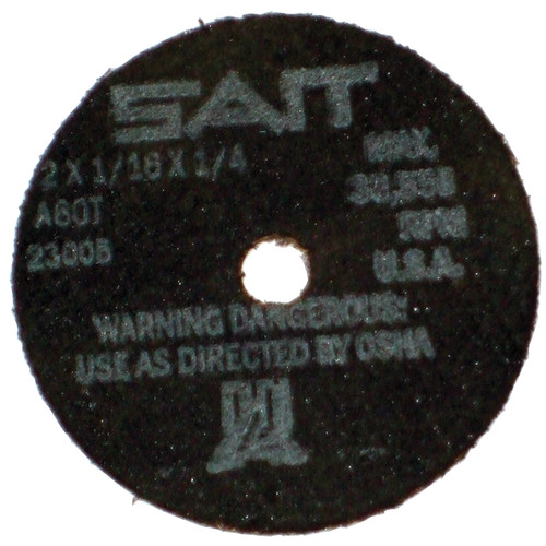 United Abrasives SAIT - 2" X 1/16" X 1/4" Type 1/41 A60T Cutting Wheel - ABR23005