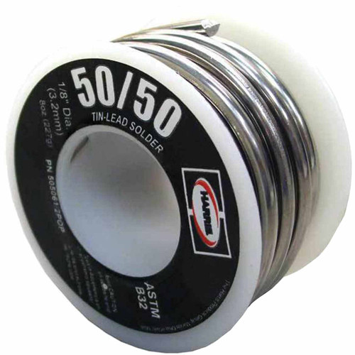 Harris - 1/8" 50/50 Solder (8 Oz Spool) - HRS505061/2POP