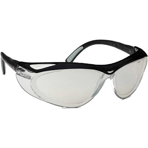KleenGuard - Envision Clear Mirror Lens & Black Frame Safety Glasses - JAC14480