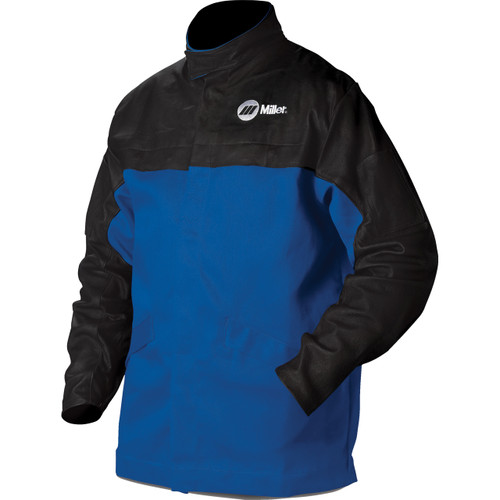 Miller - Combo Leather/Cotton Welding Jacket - MLR23108-GRP