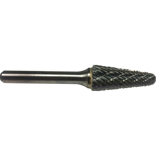 Monster Tool - 1/2" X 1-1/8" Double Cut 1/4" Shank Carbide Burr - MTCSL4-DC