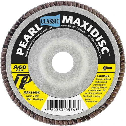 Pearl Abrasive - 7" X 5/8" 60 Grit Maxi Grinding Wheel W/Hub - PRLMAX7060H