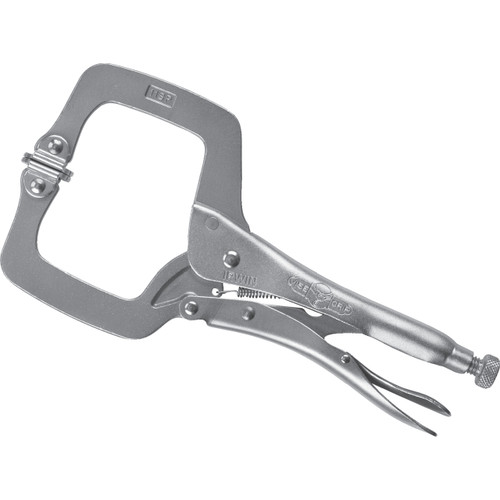 IRWIN Vise-Grip 20 11-Inch Locking Clamp With Swivel Pads - Heavy Duty, One-Hand Release