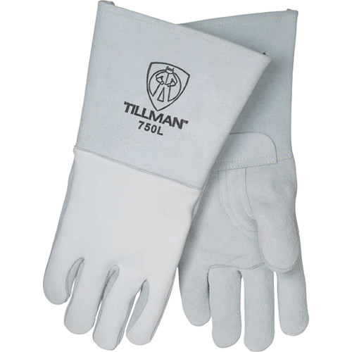 Tillman - Large Premium Pearl Elkskin Stick Gloves - TIL750-L