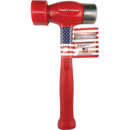 Trusty Cook TCBM3 Dead Blow Metal Shaping / Bossing Mallet, 48 Oz