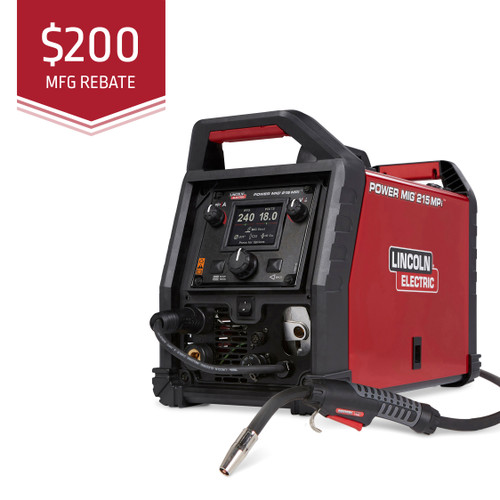 Lincoln Electric - Power MIG 211i MIG Welder Buy Red Save Green