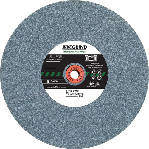 United Abrasives SAIT - 6" Green Silicon Carbide Bench Grinding Wheel - ABR2810-GRP