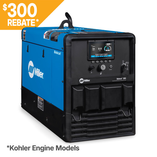 Miller - Bobcat 265 W/ Remote Start/Stop - MLR907826 Build with Blue Spring Savings