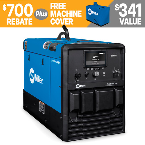 Miller - Trailblazer 330 Kohler Engine Driven Welder - MLR907831 Build with Blue
