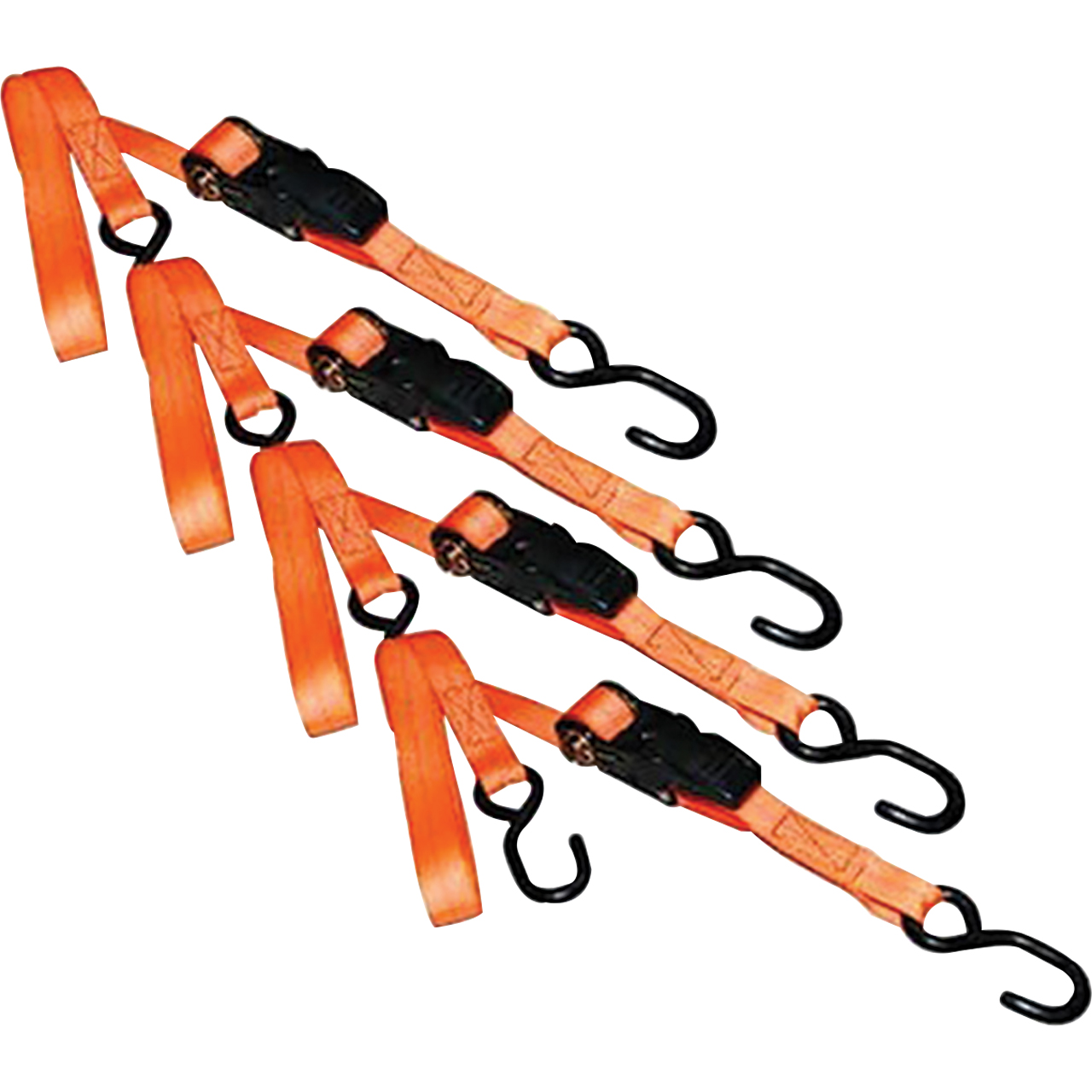 S-Line By Ancra 6' Cam Buckle Tie-Downs with Hooks - Set of 4 Straps