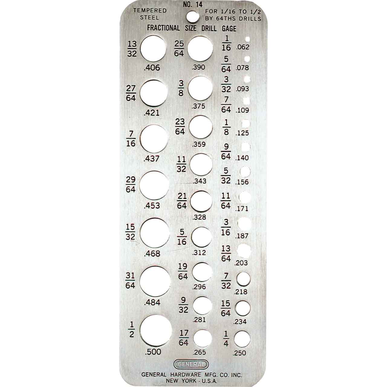 General Tools - 1/16