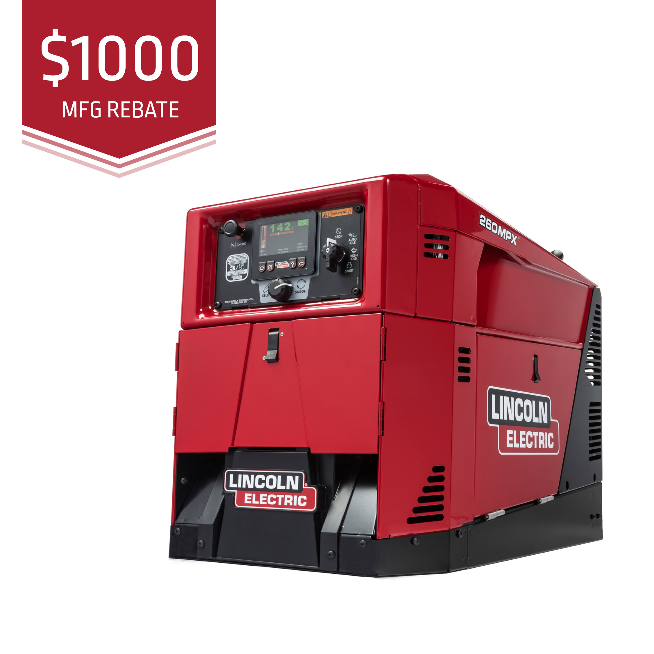 57□GENERATOR MODEL Lサイズ　 RI0524-2 Lincoln Electric - Ranger 260MPX Kohler Welder/Generator Engine