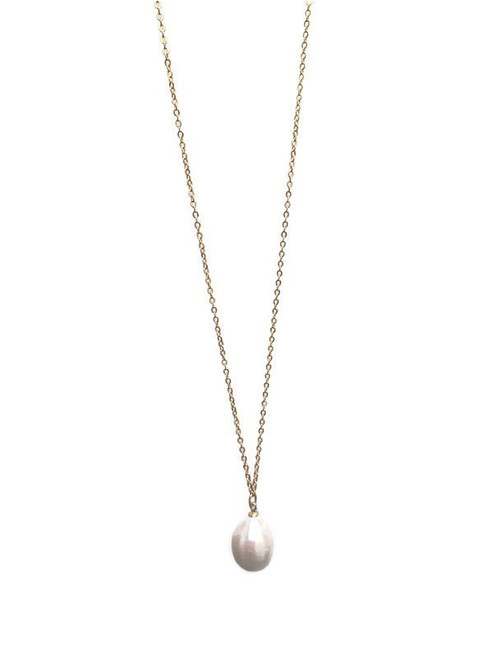 Linear Pearl Necklace