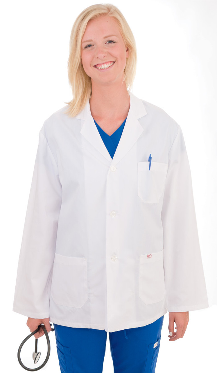 703 Unisex 3/4 Length Lab Coat - Professional Choice Uniform