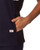 Features hidden side pockets on both sides.
Shown in Navy Blue.
Model is wearing size Small.