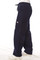Features cargo pockets on both sides.
Shown in Navy Blue.
Model is wearing size Small.