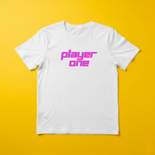 Player One - White T shirt