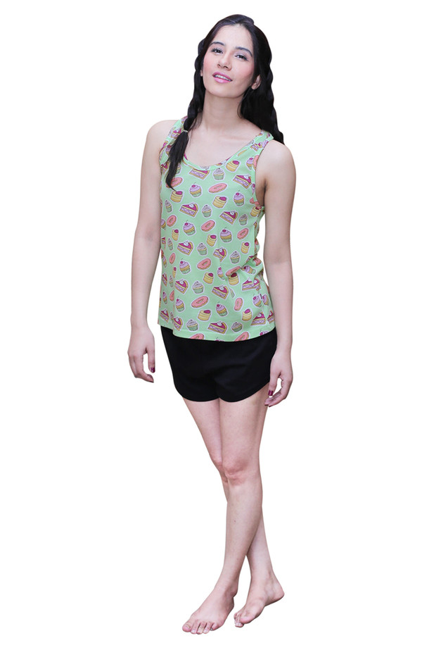 Sleeveless and Shorts Set