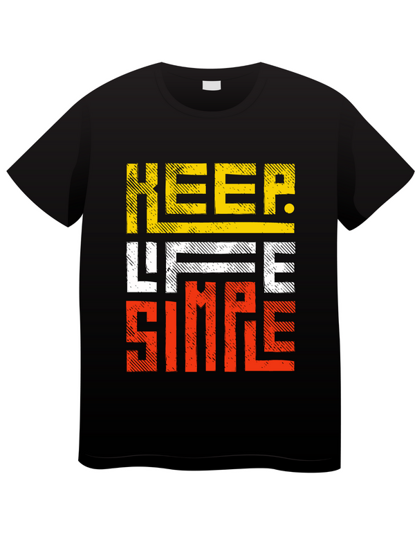 Keep Life Simple - Black