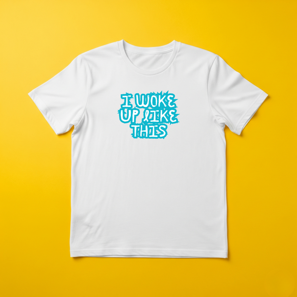 Woke Up - White T shirt