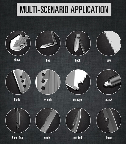 Folding Survival Shovel | Compact & Tactical Gear