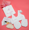 Mastectomy/Lumpectomy Post Surgery Kit- Background is just for contrast, tissue inside is pink