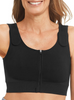 Amoena Pamela 45011 high compression post surgery bra with front zip closure