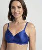 Mastetomy Bra Style Seamless Padded Bra -Blue