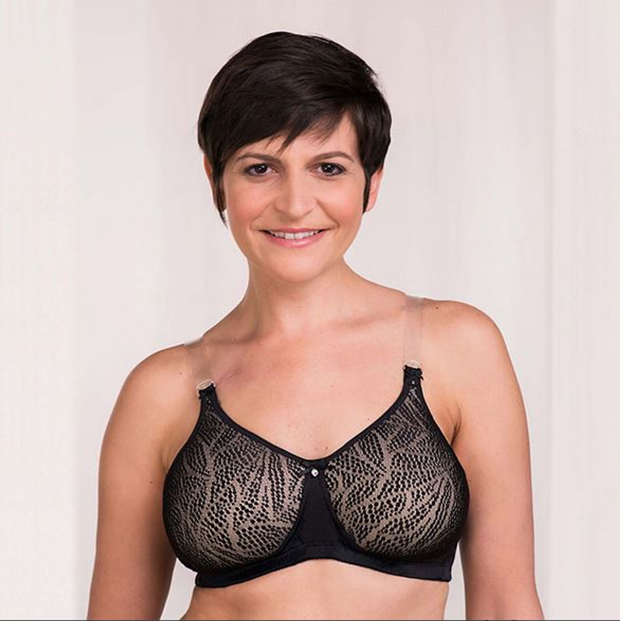 Heavenly Shapewear Women's Molded Cup Lace Control Slip Bra