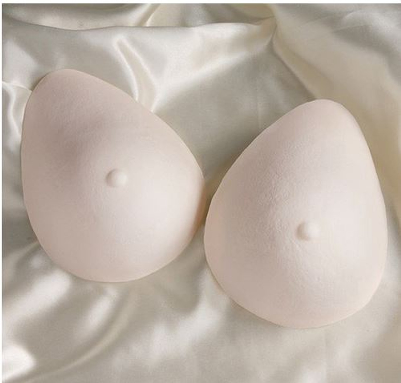 One Pair Triangle Silicone Breast Forms Mastectomy Prosthesis Bra