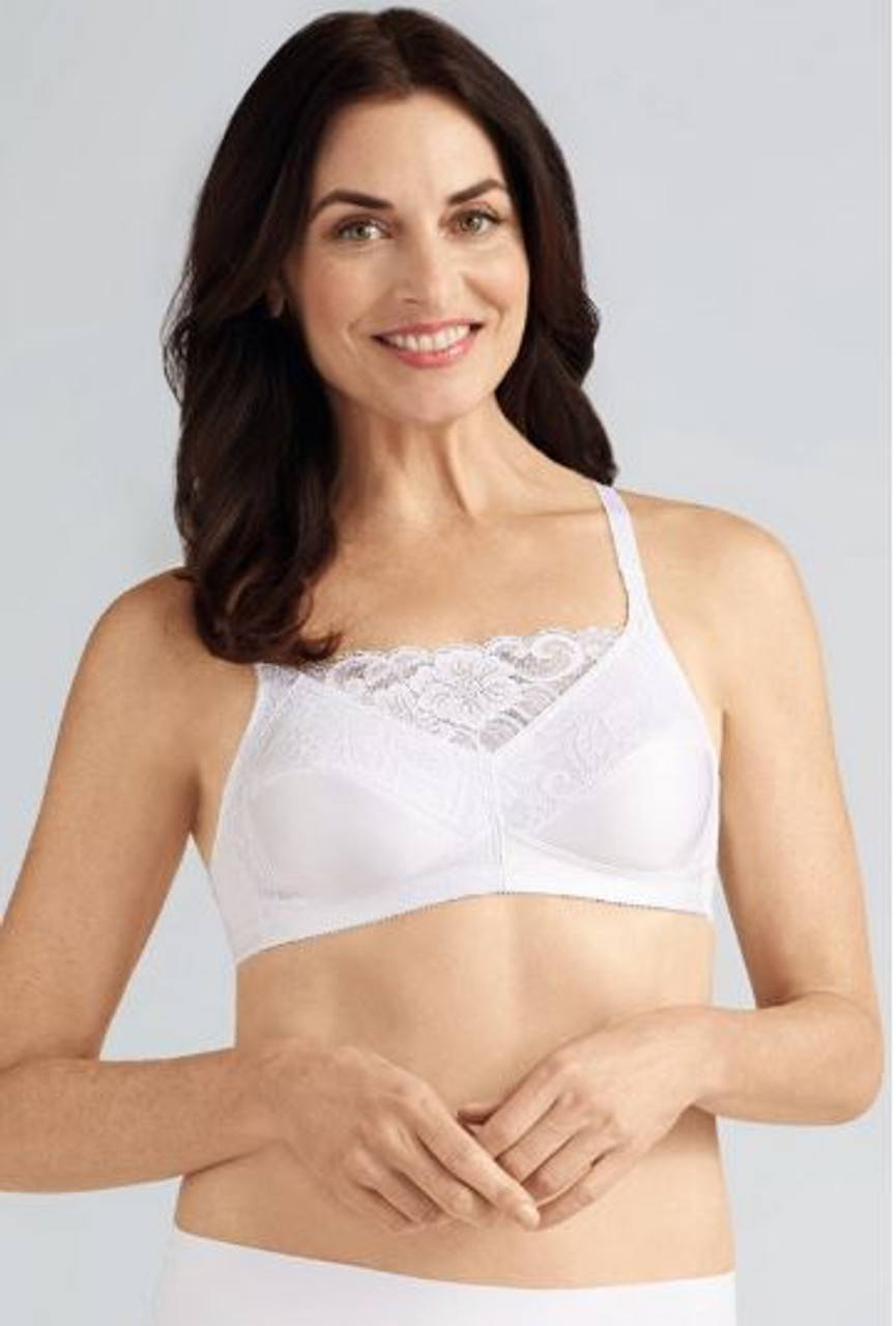 Amoena Isabel Camisole WireFree Bra Soft Cup, Size 42B, White Ref#  5211842BWH