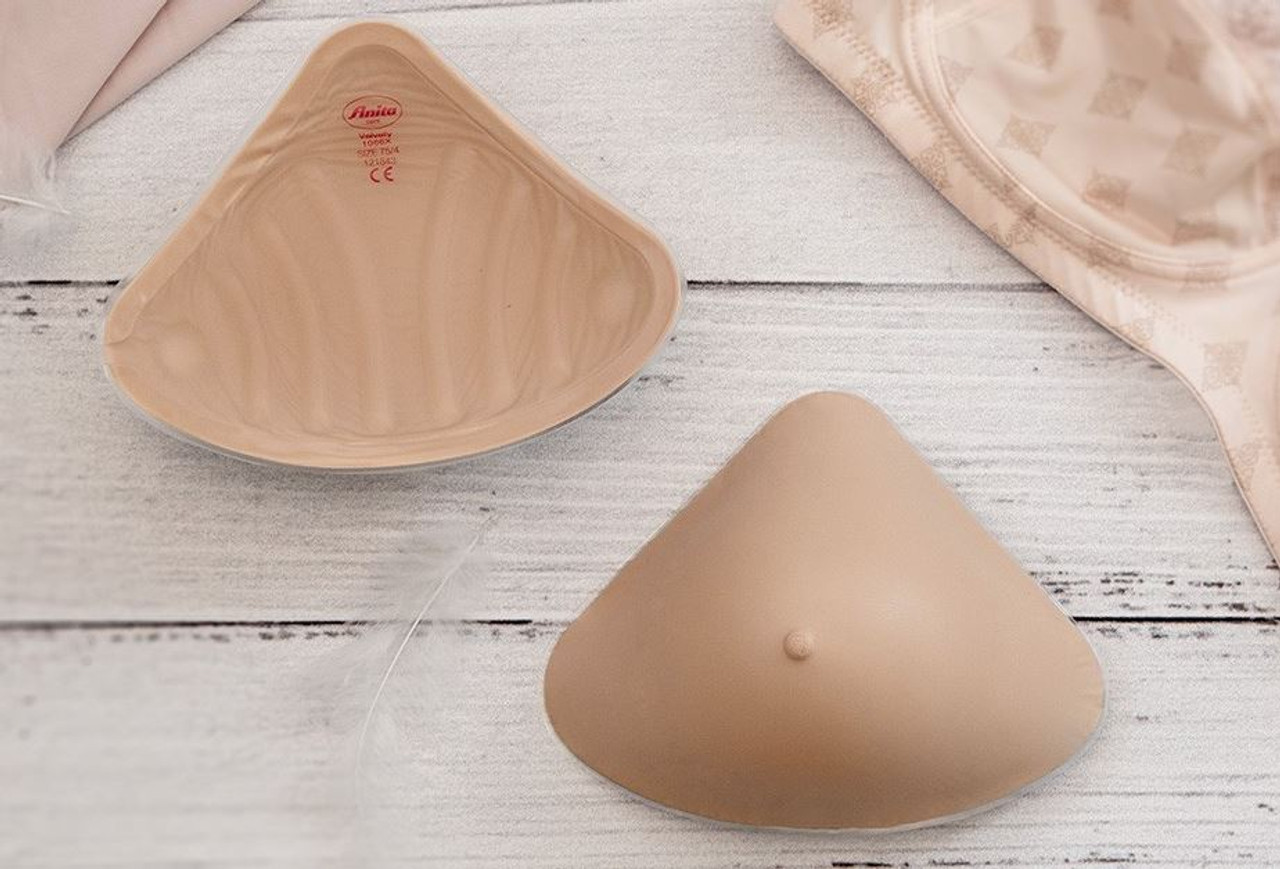 Breast Prosthesis Mastectomy Silicone Breast Forms Triangle Shape for  Breast Cancer Patients Only One Piece