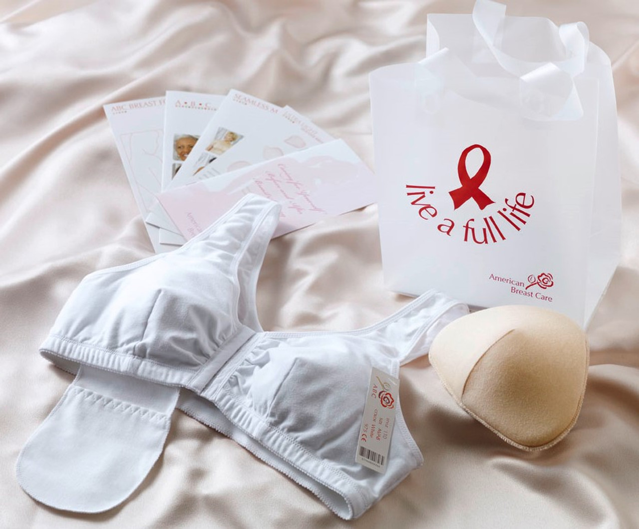 Breast Surgery  Post Surgery Bra -Kit - Mastectomy Post Op Kit by ABC