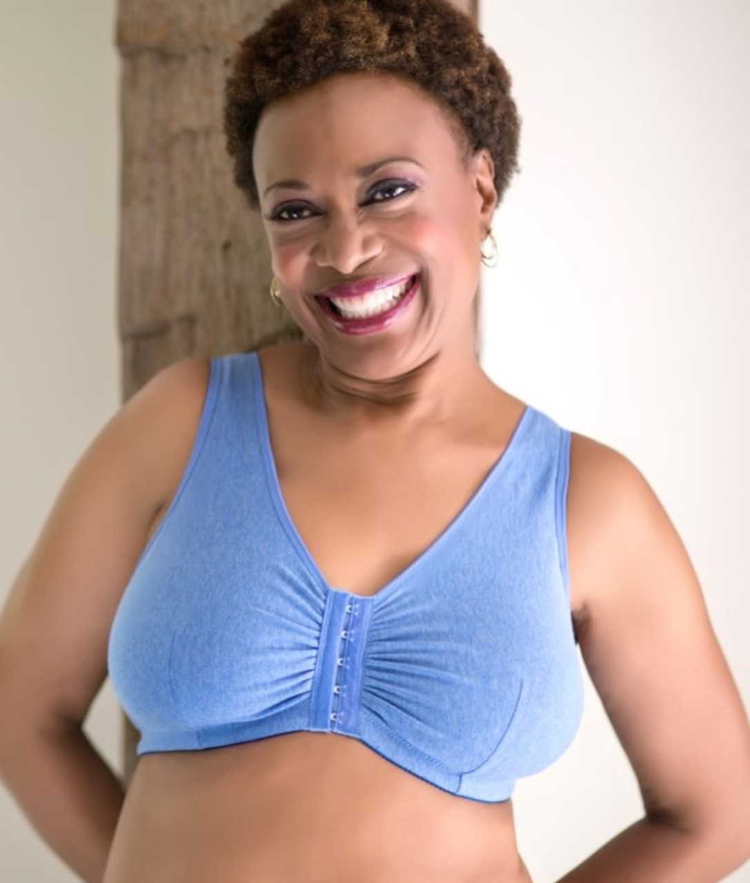 Front Closure Mastectomy Bras Post Surgery Bra with Silicone